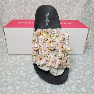 Nature Breeze Fluff-11 Beige Slides